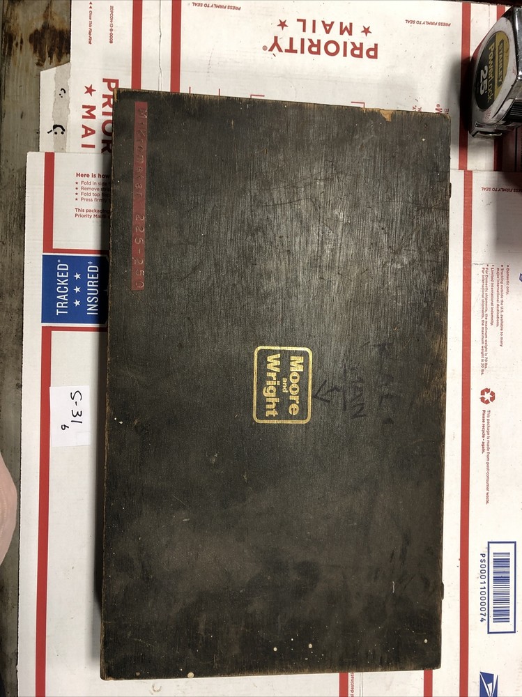 Moore & Wright 225-250mm Micrometer With Case Used