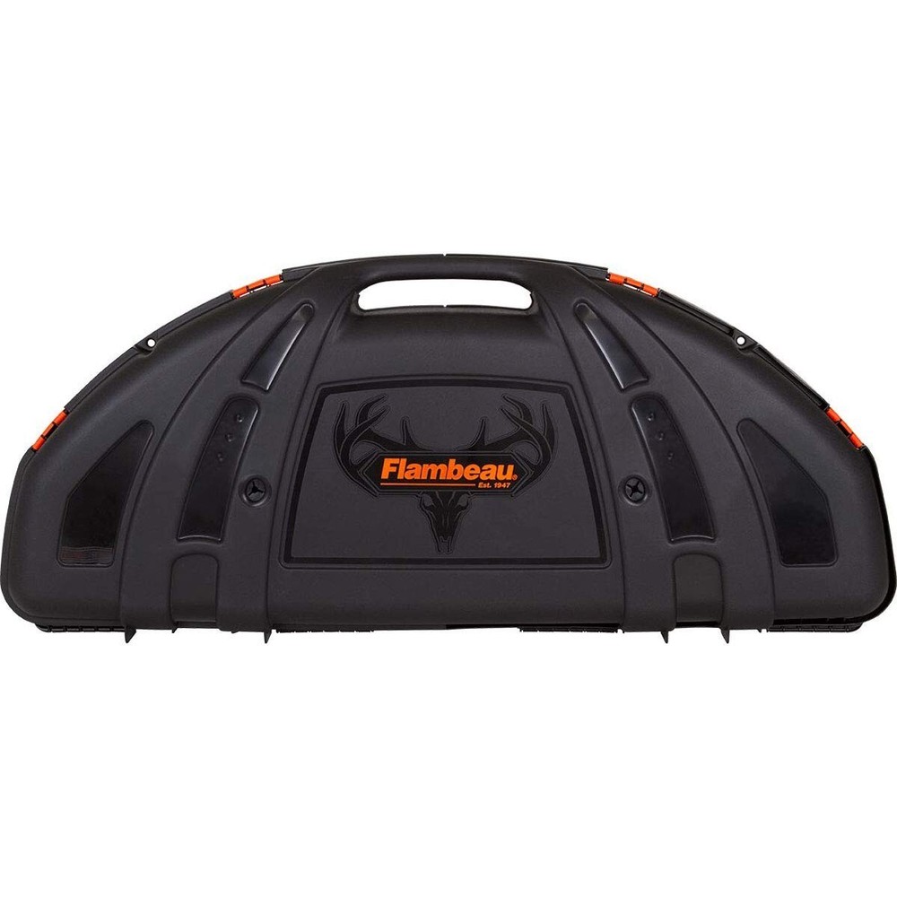 Durable Compartmentalized Bow Case with Secure Storage & Stylish Black Finish