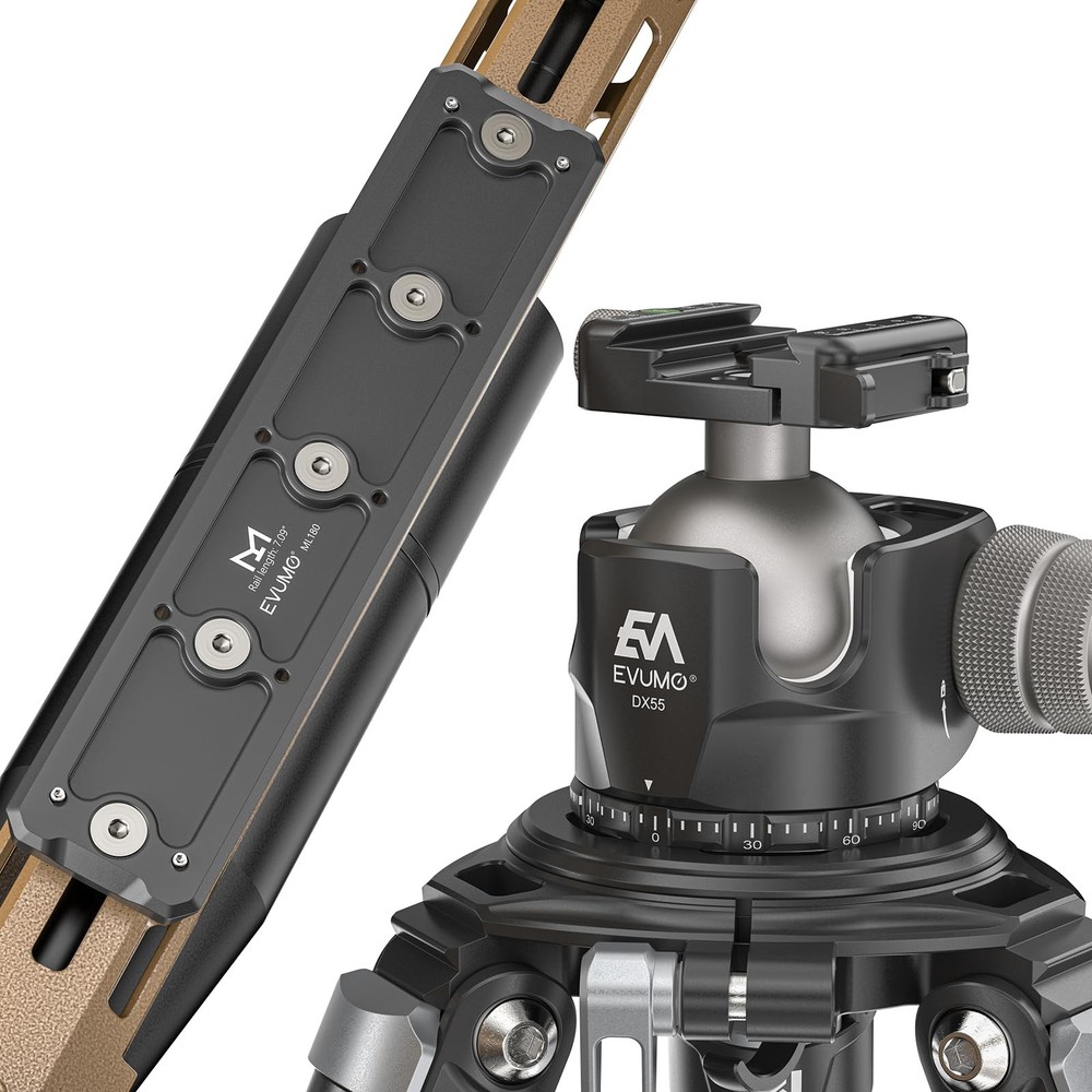 ML180 Mlok Arca Rail, 7.09'' Arca Rail Mount Adapter Quick Release Plate Comp...