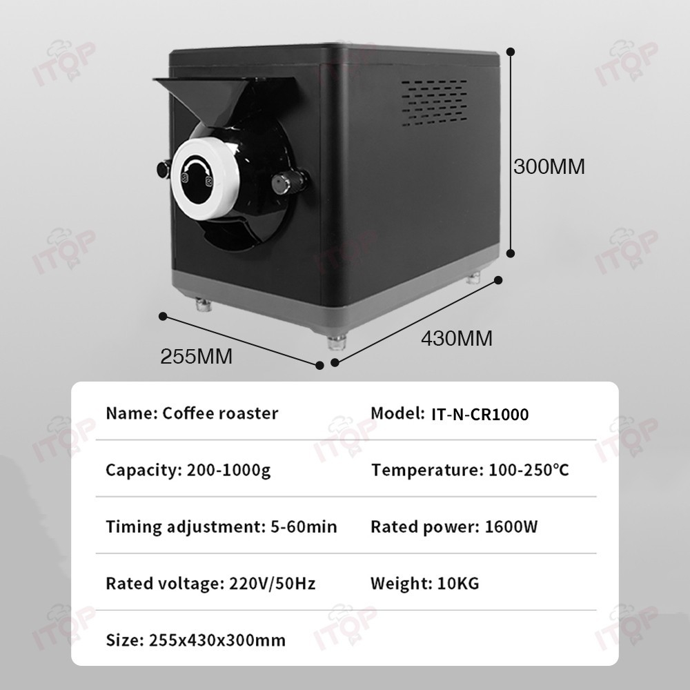 Commercial Coffee Bean Roaster Machine Grain Dry Update Version 110V-240V