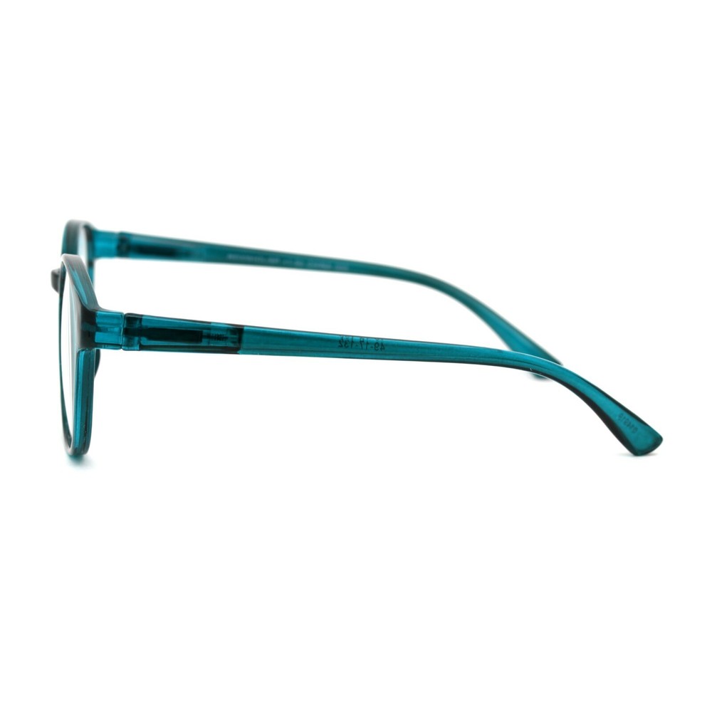 Classic Unisex Round Keyhole Plastic Reading Glasses