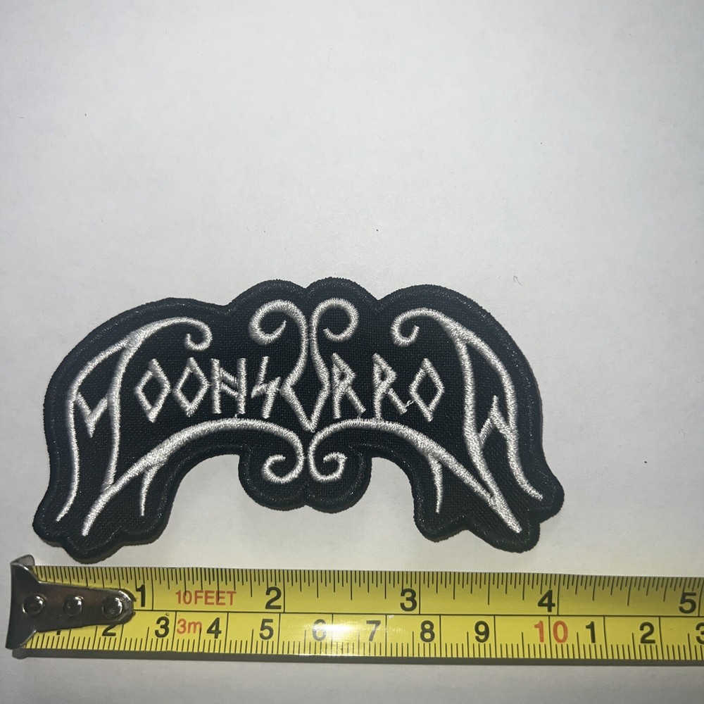 MOONSORROW SHAPED EMBROIDERED PATCH