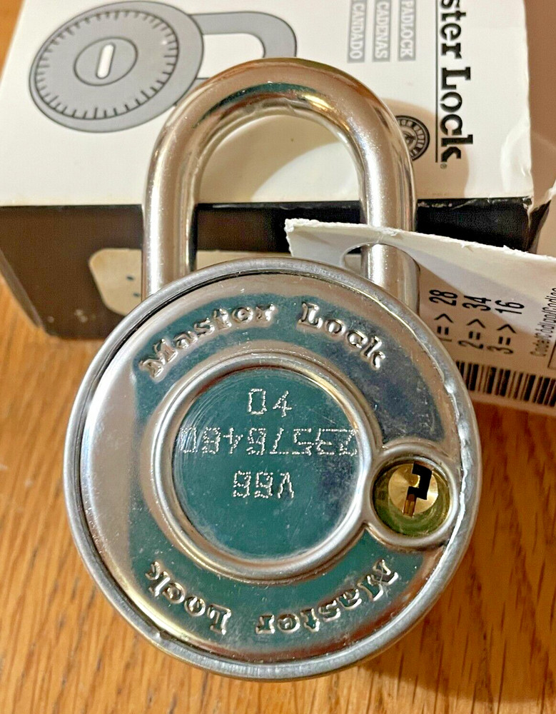 Master Lock Combination Padlock Without Key 1-7/8in 1525STK in box