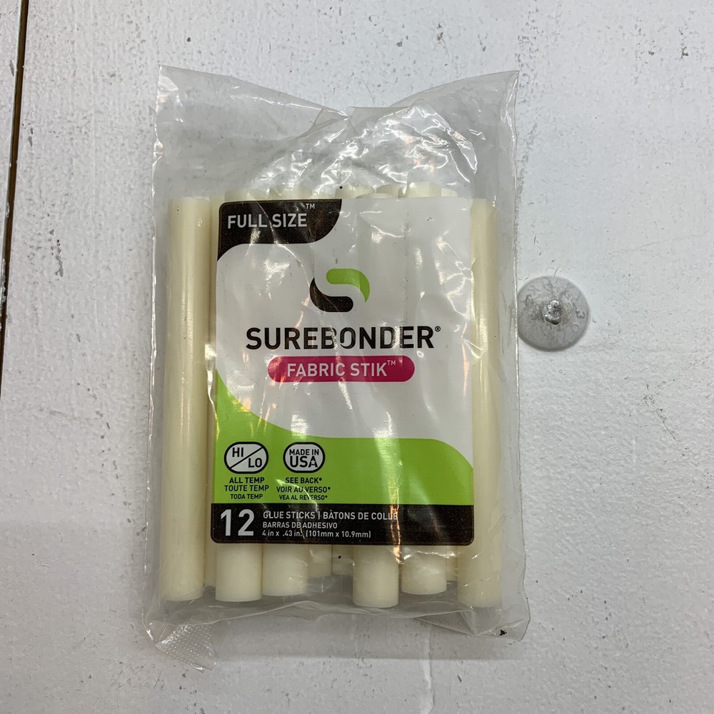 Surebonder Fabric Glue Stik 12 Pack Full Size