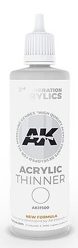 Acrylic Paint Thinner 60ml AK INTERACTIVE ACCESSORY AK712