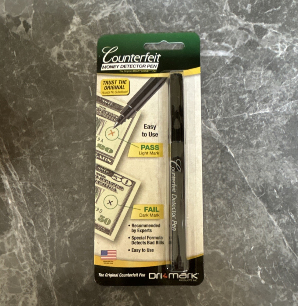 (12) Dri Mark Counterfeit Detector Pen Plastic Money Detection Tool