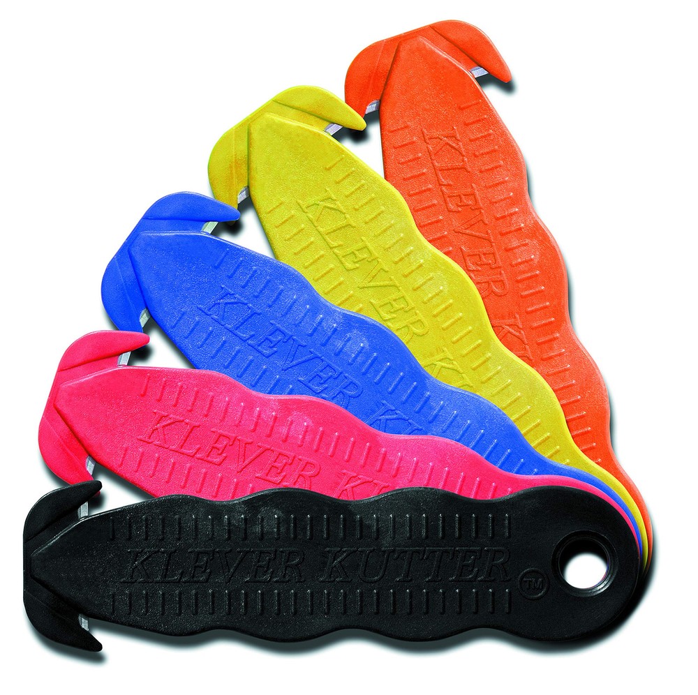 Klever Kutter Assorted Utility Knife Set 5 Pack Safety Box Cutter Durable
