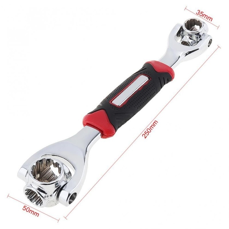 Multi-Function 48-in-1 Universal Wrench 360° Rotary Socket Spanner Repair Tool