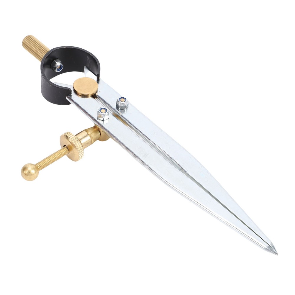 Spring Wing Divider Caliper Lockable 5in Steel Leather Compass Creaser Drafting