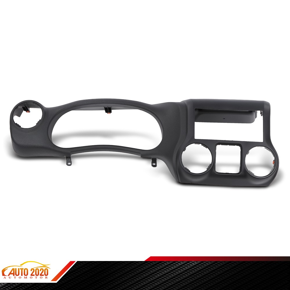 DASH INSTRUMENT CLUSTER TRIM PANEL BEZEL BLACK FIT FOR JEEP WRANGLER 2011-2014