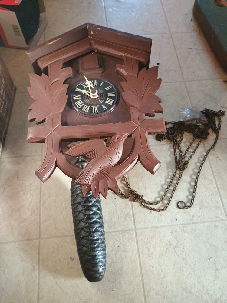 Older Vintage Black Forest Cuckoo Clock not Tested