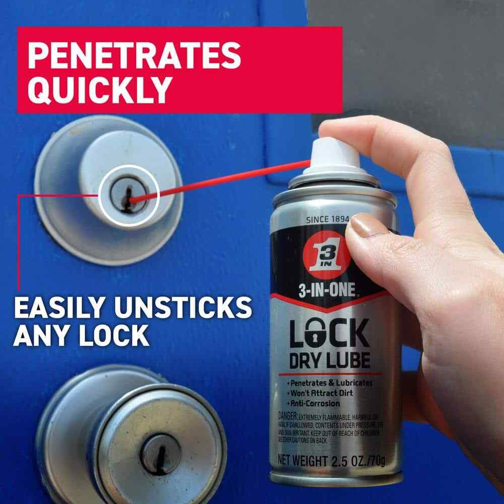 3-IN-ONE Lock Lube 2.5 oz. (2-Pack)