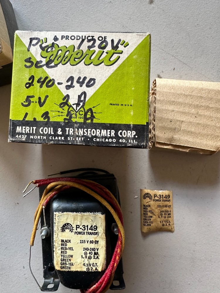 P3149 Merit Transformer NOS