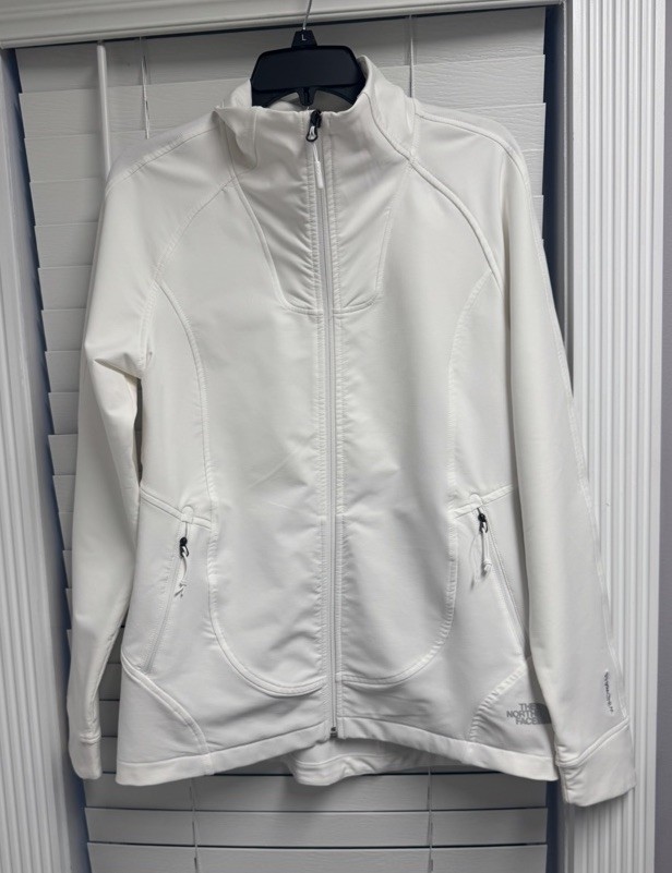 The North Face Windwall Soft Shell Jacket White Women’s L