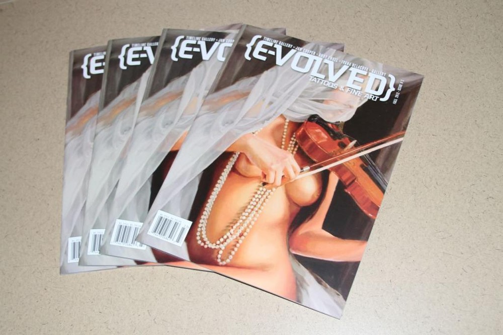 {E-VOLVED} EVOLVED #2 LOWBROW FINE ART MAGAZINE W/ TORRES JAW COOPER ENGEL