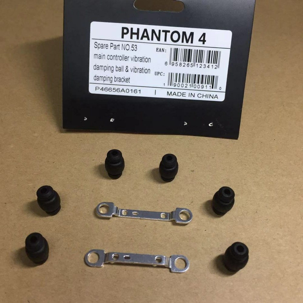 DJI Phantom 4 RC Drone Part 53 Main Controller Vibration Damping Ball & Bracket