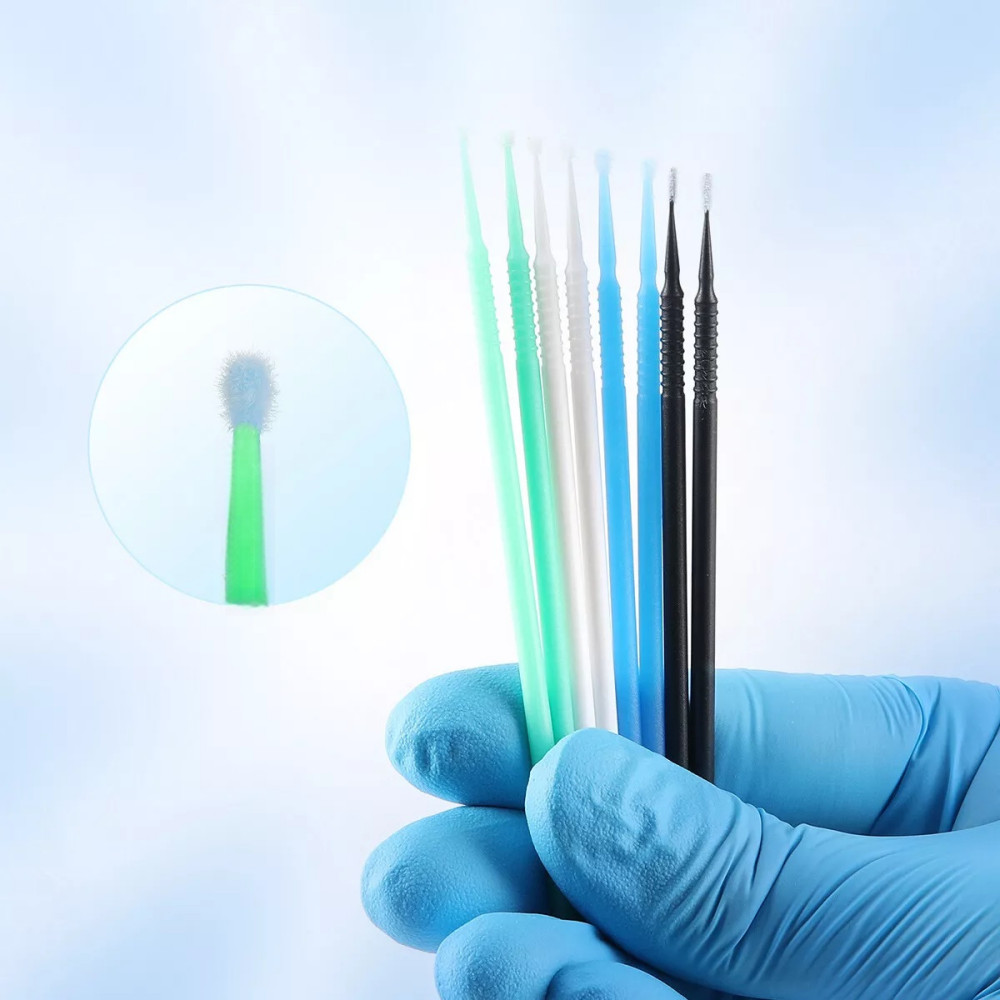 Dental Microbrush Disposable Micro Applicator Brush Cleaning Bendable Soft Tips