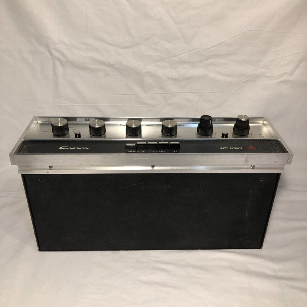 Crown IC150 1970s Solid State Integrated Circuit Stereo Console Preamp FOR PARTS