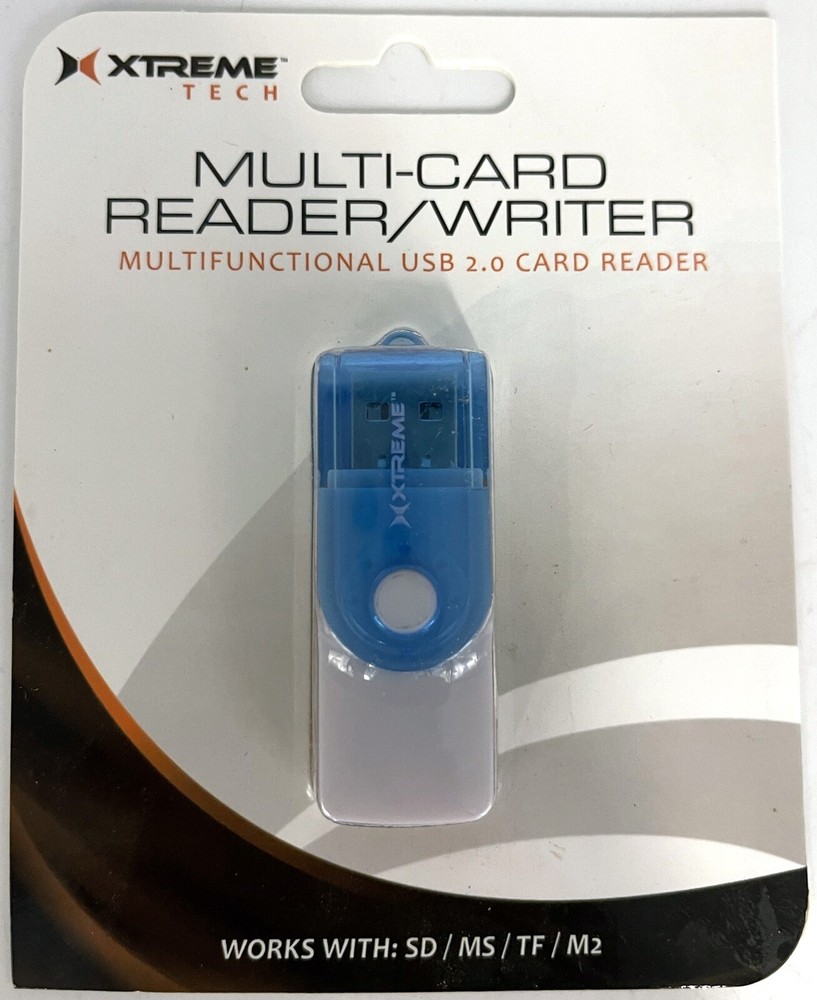 XTreme Tech Multi Card Reader Writer USB 2.0 Secure Digital Multifunctional SD