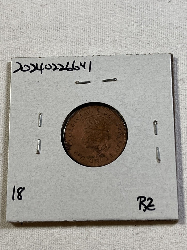 1941-C Newfoundland 1 Cent Coin Cleaned