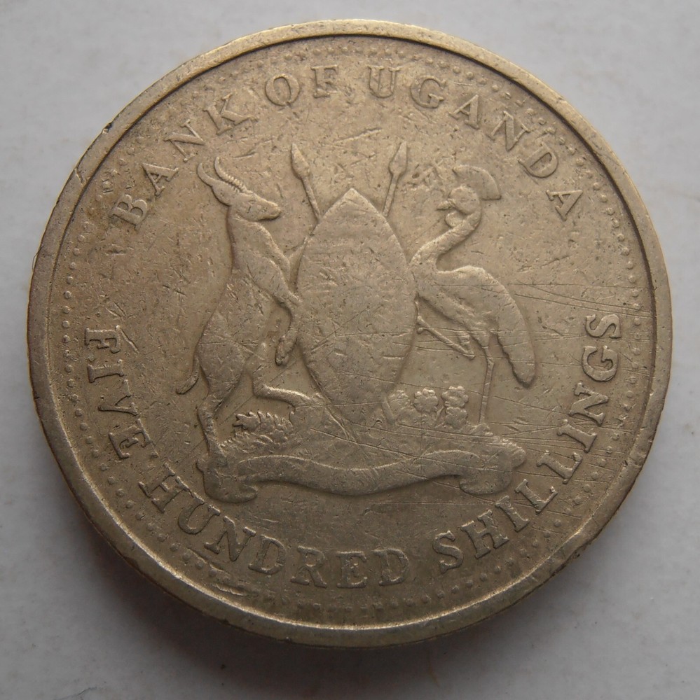 UGANDA 500 SHILLINGS 1998