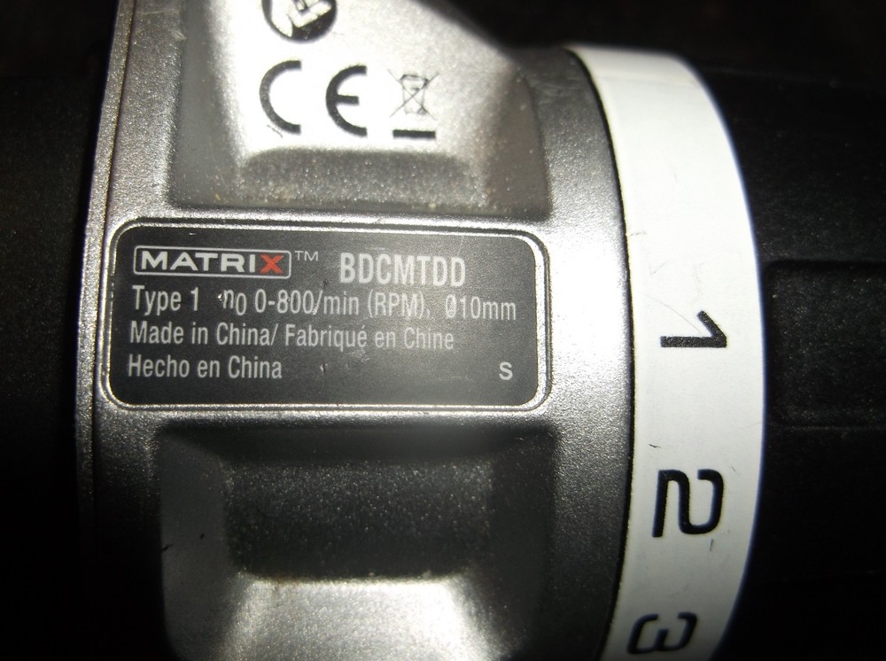 BLACK + DECKER MATRIX™ BDCMTDD DRILL/DRIVER ATTACHMENT-NEW