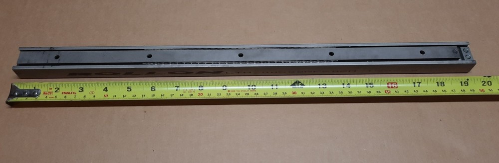 Rollon LTH300500RFS Full Extension Telescopic Linear Rail Guide, NEW!