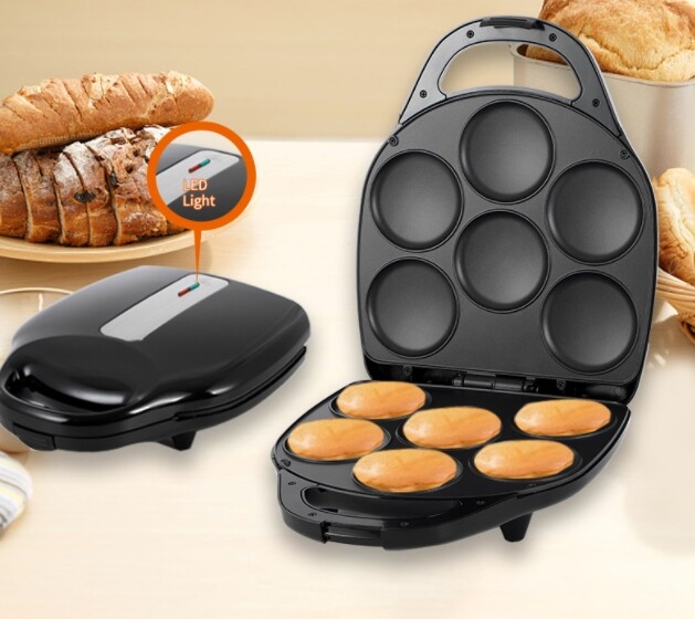 6-hole egg tart machine home automatic temperature control cake breakfast machin