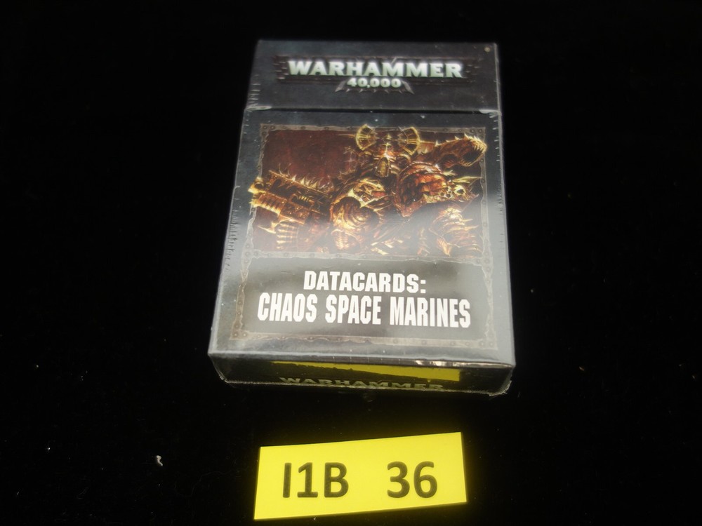 Warhammer 40k Chaos Space Marines - 8th Edition Datacards
