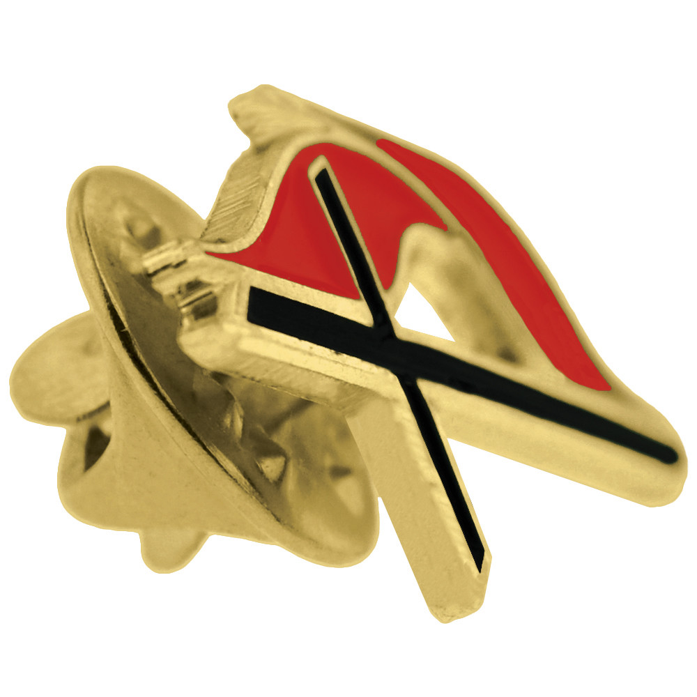PinMart's Methodist Cross Religious Enamel Lapel Pin