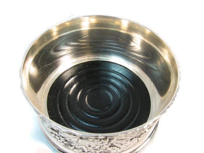 FB Rogers Silver Company Bottle Coaster Strawberry Design Rare w/ Box