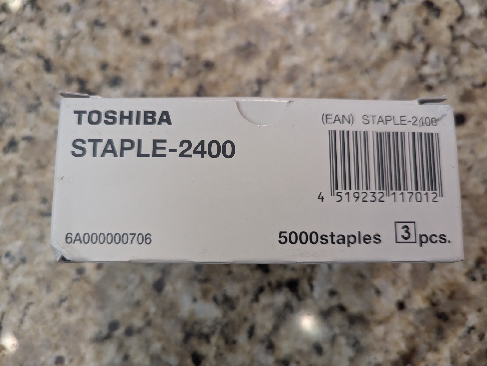 Toshiba Staple-2400 MJ1108 Staple Cartridge 3 count 5000 staples