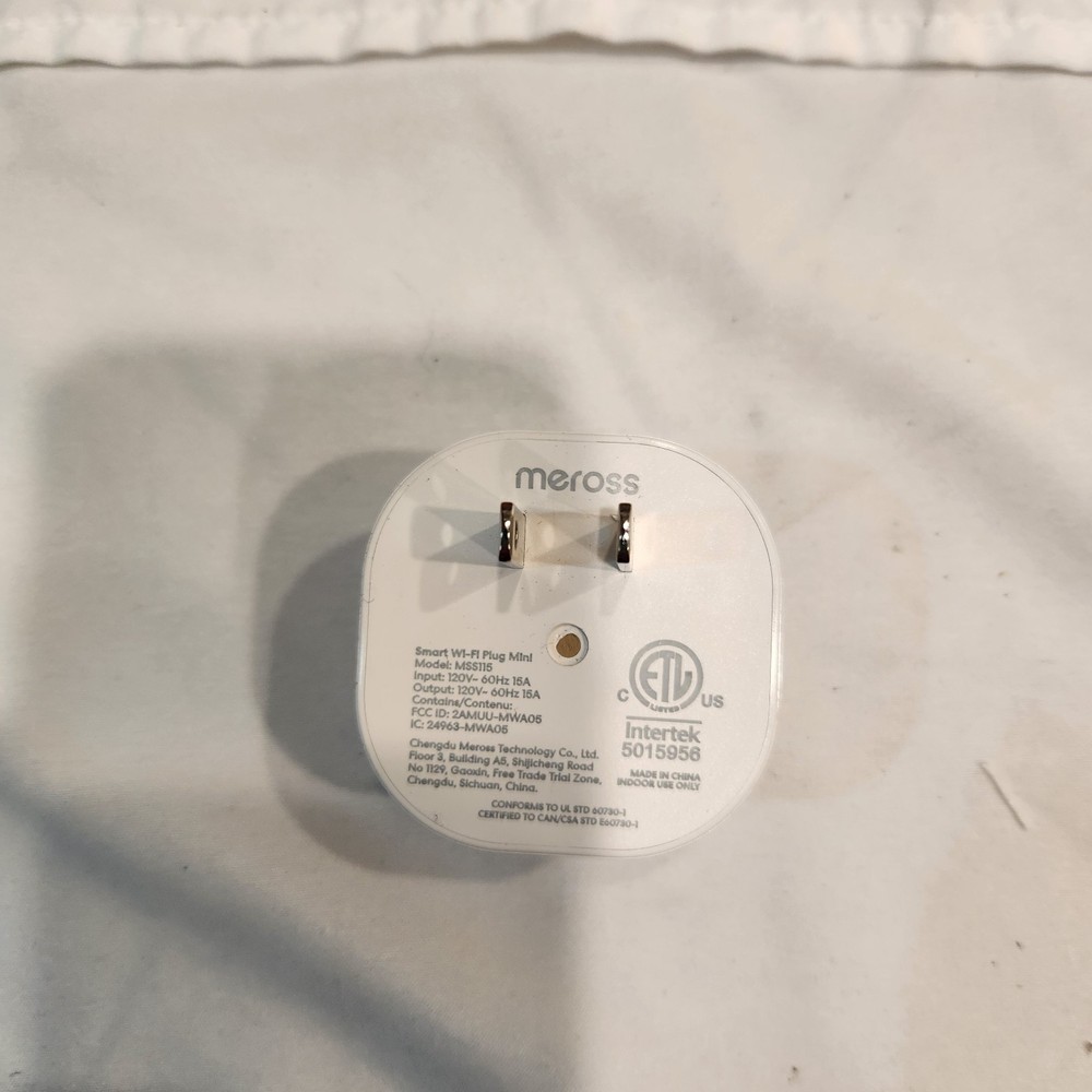 Smart Wifi Plug Meross Mini MATTER MSS115 New 011