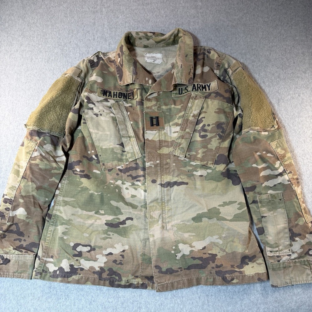 US Army OCP Multicam Combat Uniform Coat Jacket 33 Short Permethrin Treated ACU