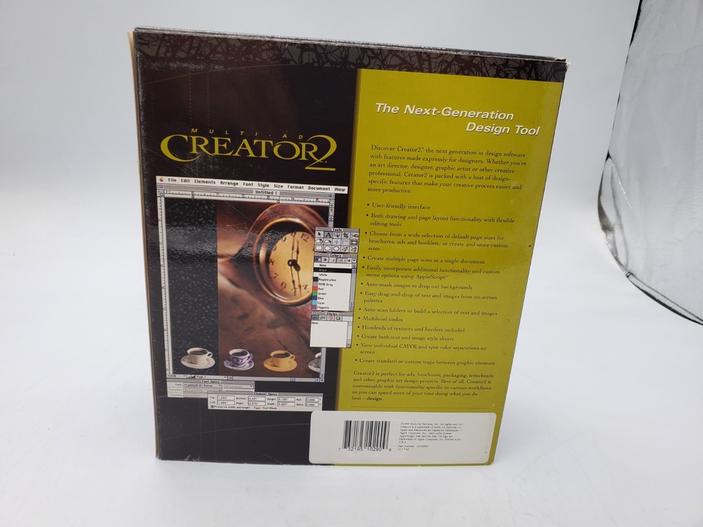 MULTI AD CREATOR 2 VERSION 1.1 Full [MAC]- VINTAGE 1997 - [BOXED]