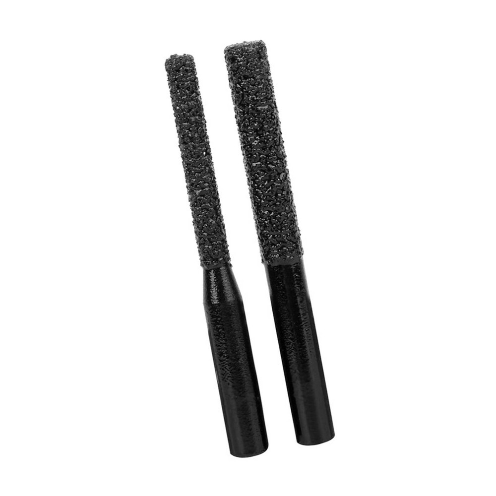 2x Router Bits Black Brazed For Quartz Stone Marble Seam Knife
