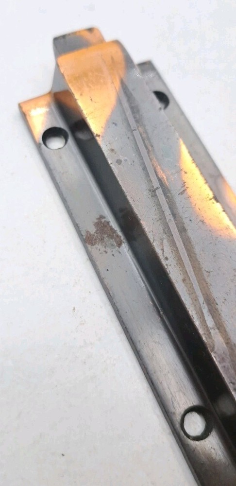 Antique Spring Loaded Latch Chain Pull Japanned Surface Mount Door Hardware