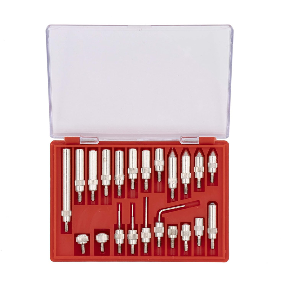 Digital Dial Indicators Tip Set, DIPR-01 22 Pieces, UNF 4-48 Threaded