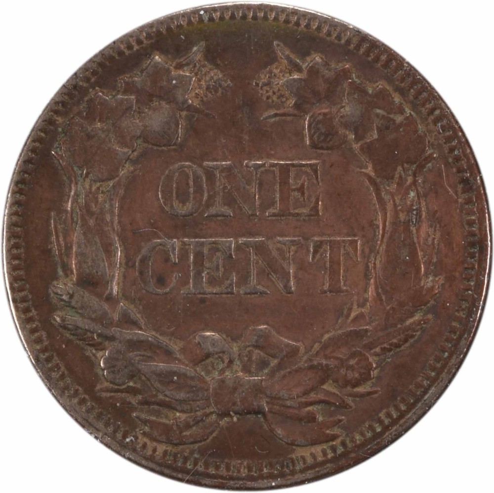 1857 Flying Eagle Cent DDO FS-101 S-4 EF Uncertified #113