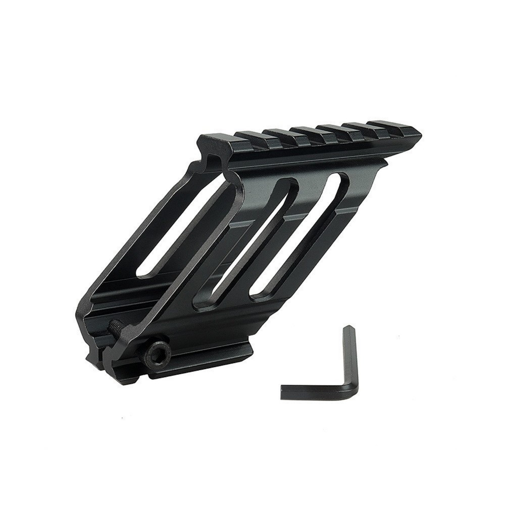Aluminum Under Rail Mount Adapter Base Bracket CNC Metal Riser
