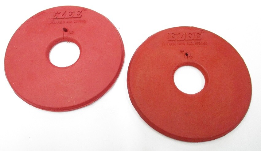 Rubber Bit Guards 3-1/2" Diameter Red Super Soft Flexible Rubber New EZEE