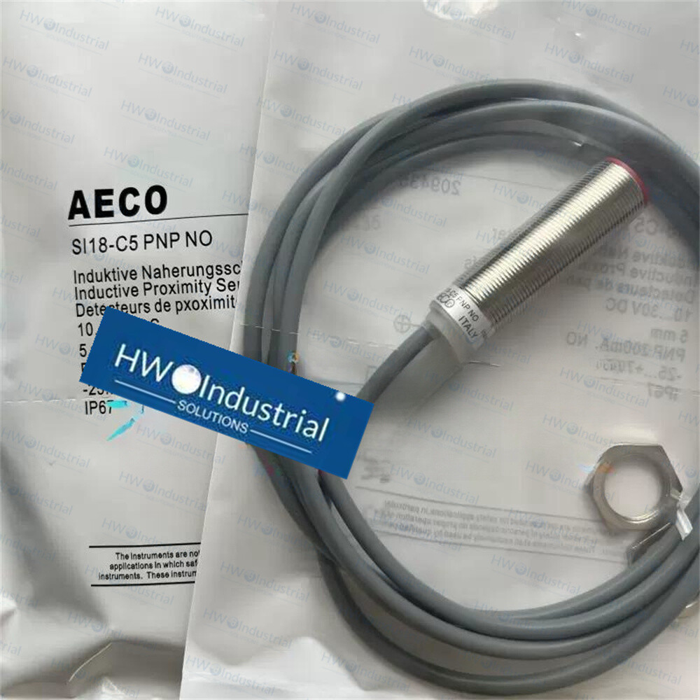 1/piece SI18-C5 PNP NO Sensor for AE-CO Inductive Proximity Switch NEW
