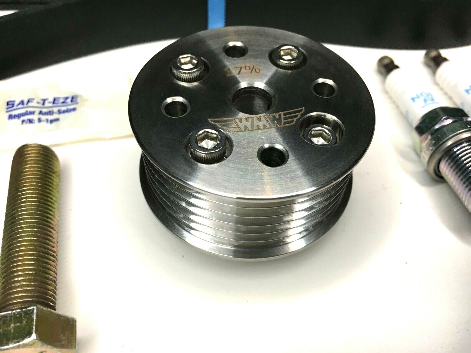 WMW 17% Supercharger Reduction Pulley Kit for R53 2002-06 MINI Cooper S and R52