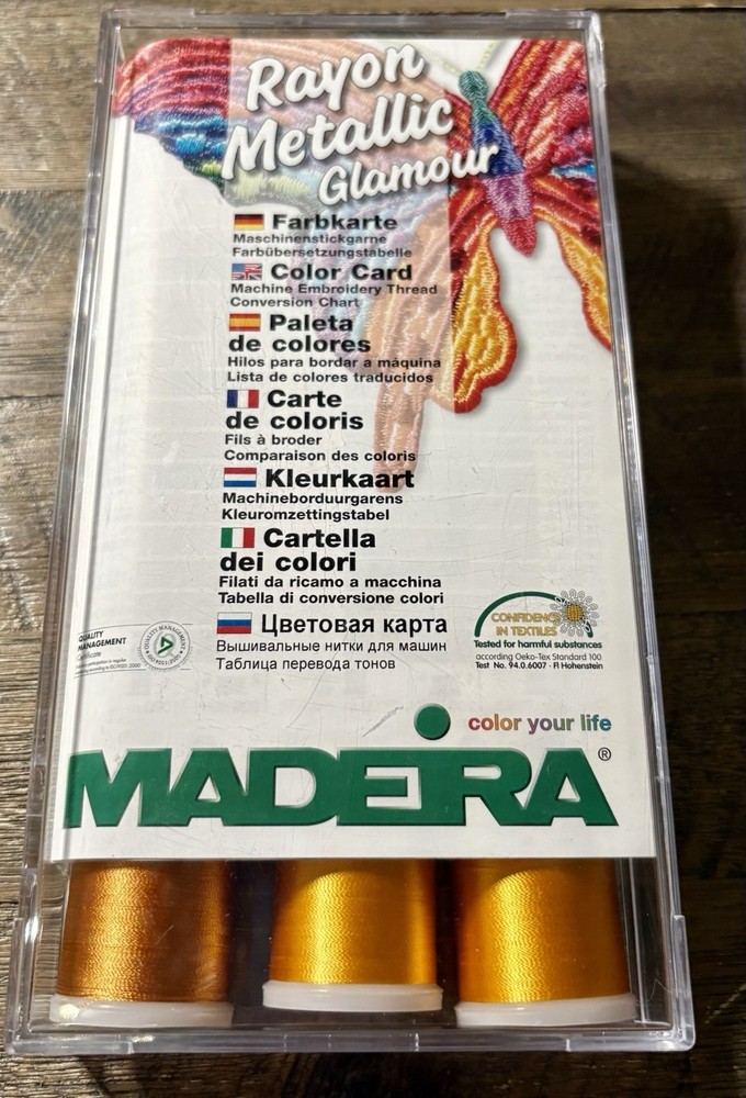 Madeira Thread "Rayon Metallic Glamour" - 18 Spools
