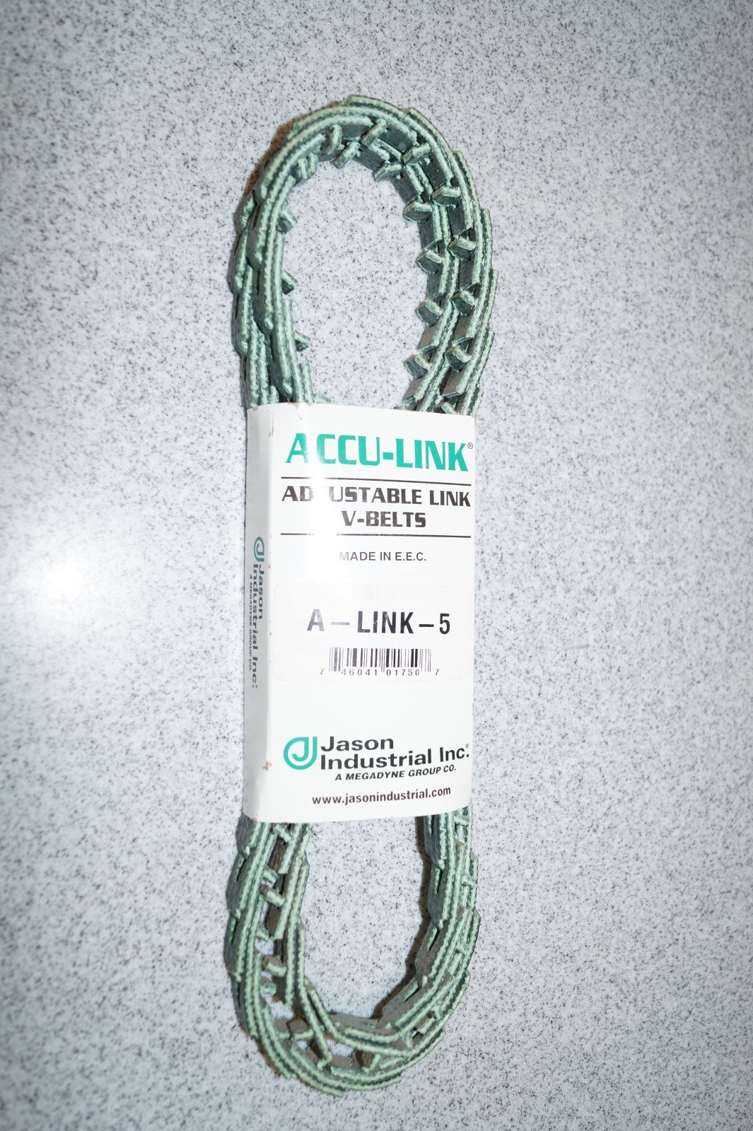 Accu-Link Adjustable Length V-Belt, 1/2 In x 5 Ft, New