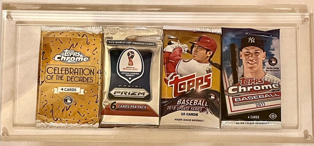 Clear Acrylic Rack Pack Holder Display w/ Stand - 18mm Thick - Magnetic Closure.