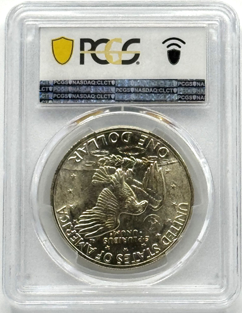 1971-S Eisenhower (Ike) Silver Dollar PCGS MS63 Blue Label