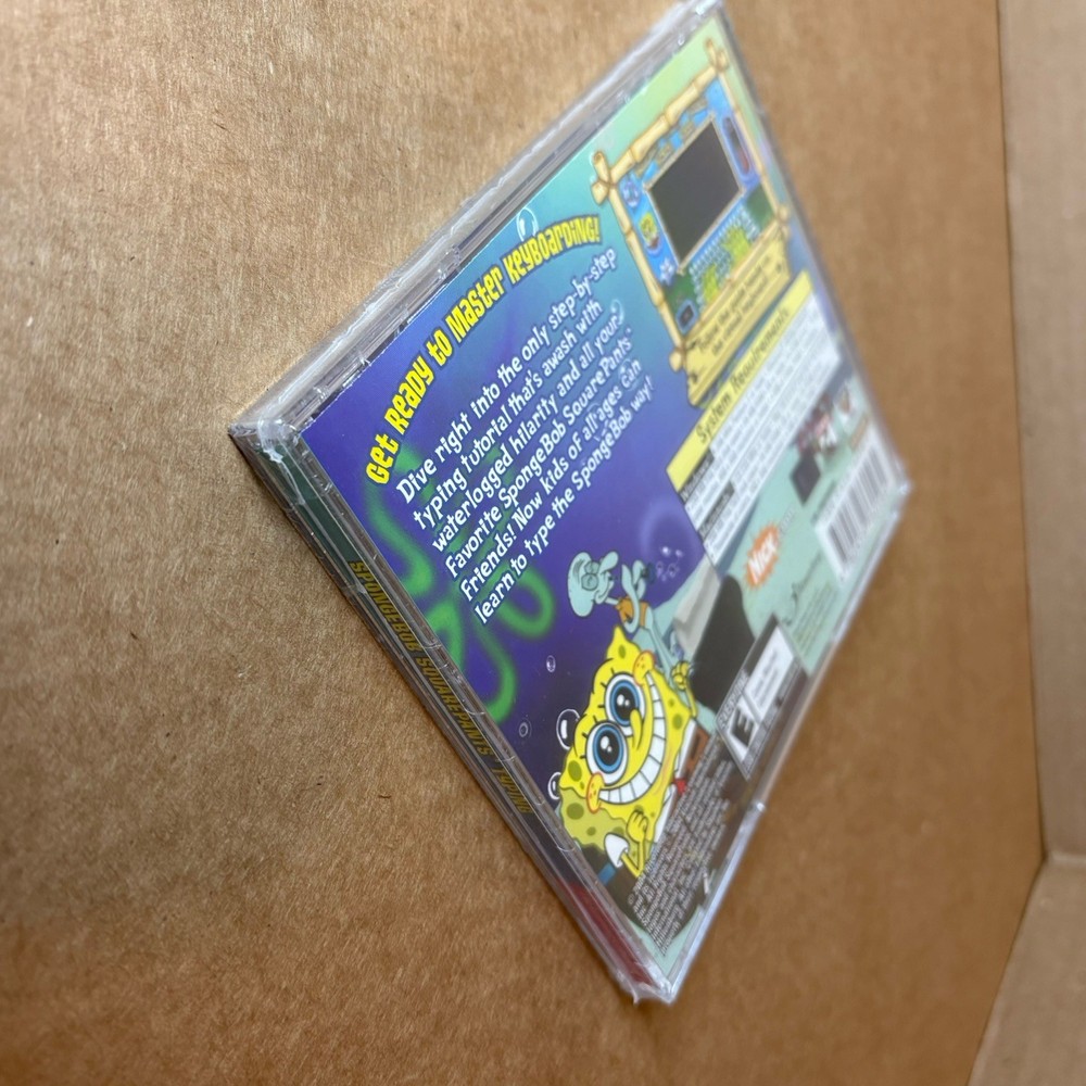 Spongebob Squarepants Typing WIN/MAC CD ROM The Learning Company Keyboarding NIP