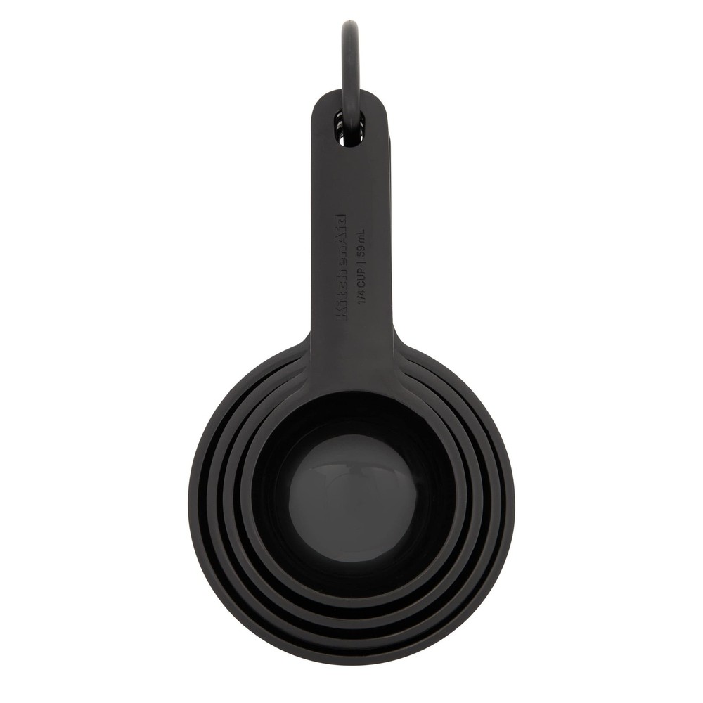 KitchenAid Universal Measuring Cup Set, 4-Piece, Black