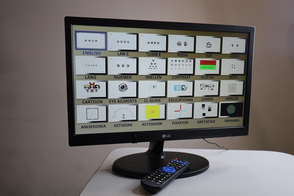 Vision Chart LED Eye Testing Equipment -18.5" Automatic Optometry Acuity Display